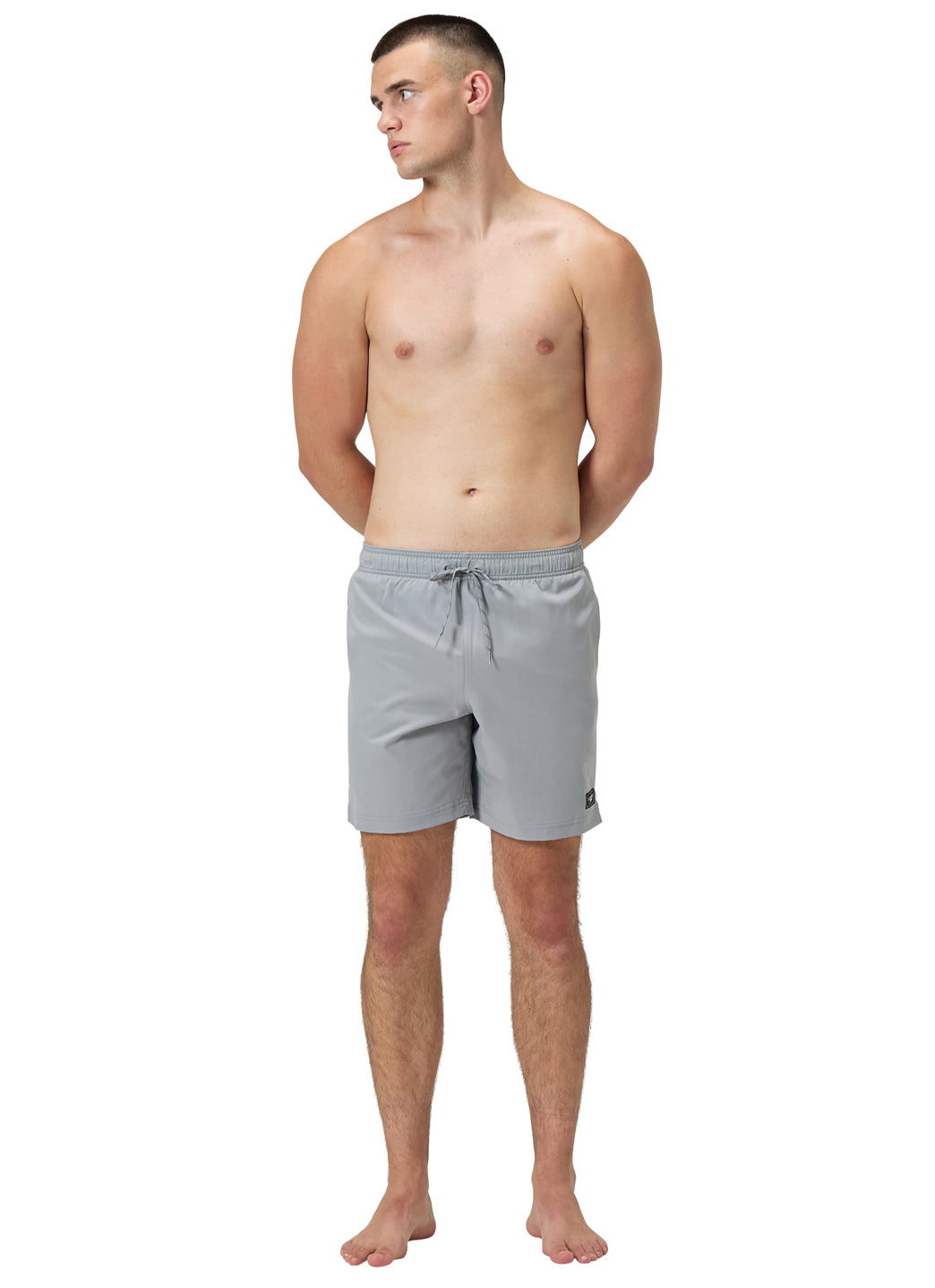 Speedo Men's Solid Redondo 18 Volley Swim Trunks、mySite、noshort