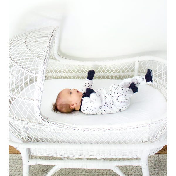 Solid Organic Cotton BEESNUG® Fitted Bassinet Sheet 2 Pack、mySite、layawaytickets