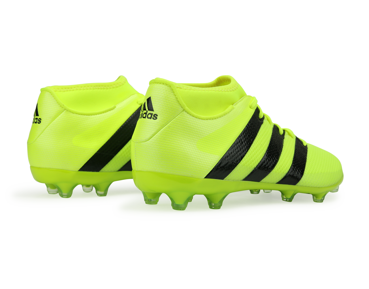 adidas Men's ACE 16.2 Primemesh FG/AG Solar Yellow/Core Black/Silver Metallic、mySite、noshort
