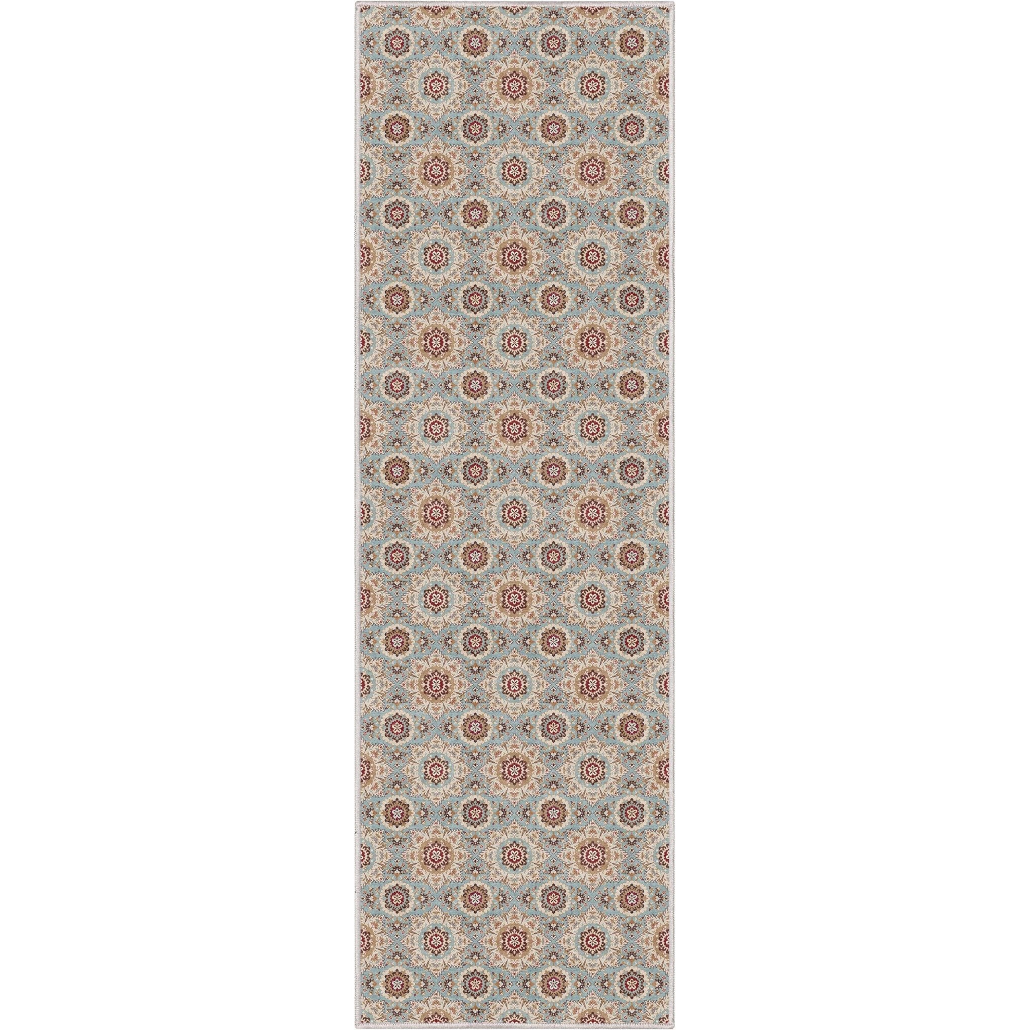 Victoria Transitional Mosaic Pattern Flat-Weave Rug、mySite、gigharbornorthrealestate