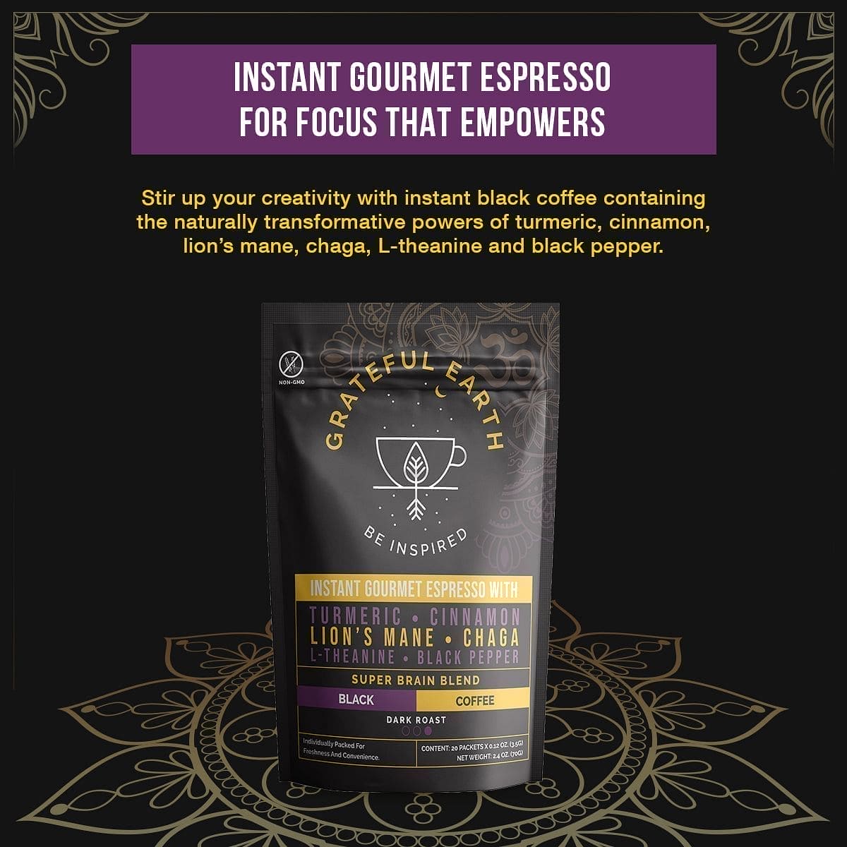 BUNDLE | Two Super Brain Coffees | Dark Roast | 6 Nootropics、mySite、gigharbornorthrealestate