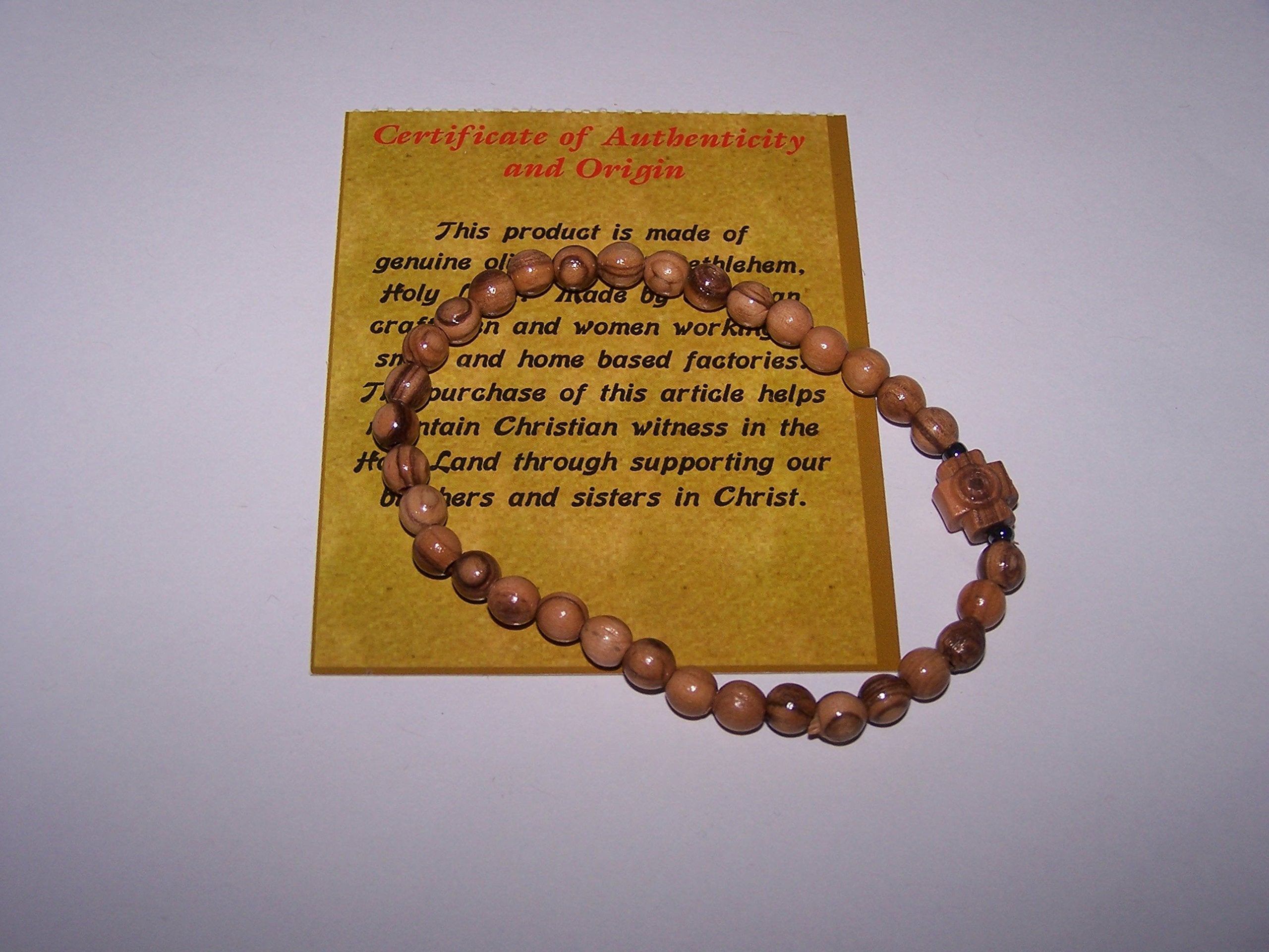  Holy Land Market Elastic Olive wood Orthodox chaplet Rosary - Chotki (33 4mm beads)、mySite、elrpsem3k