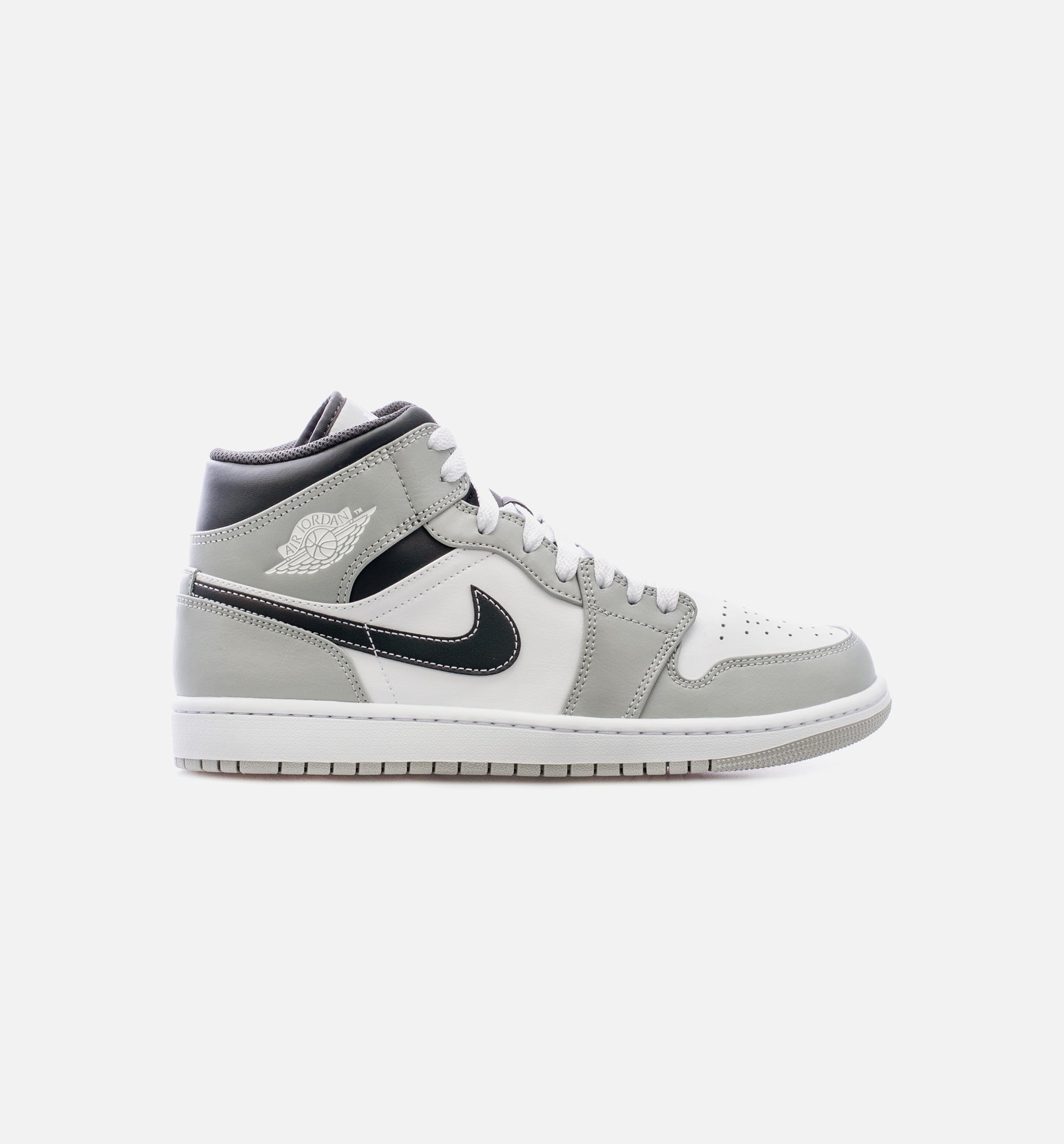 Air Jordan 1 Mid Light Smoke Grey Mens Lifestyle Shoe - Grey/White Limit One Per Customer、mySite、dreamappss