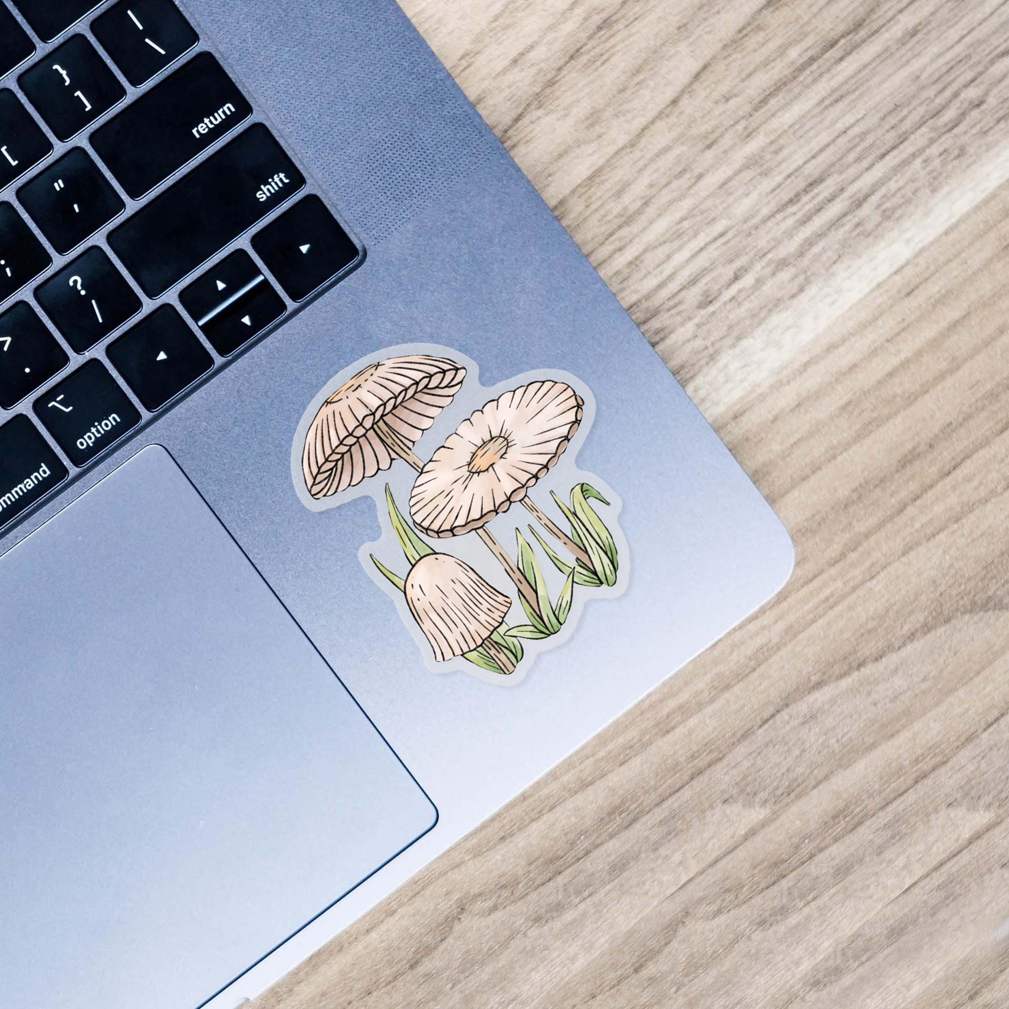  Agaricus Plicatilis - Botanical Clear Sticker、mySite、ghnorth