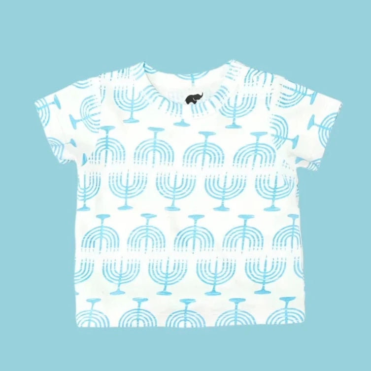 Kids Unisex Menorah Tee by Monica + Andy - (Sizes 3M - 2T)、mySite、topwebapps
