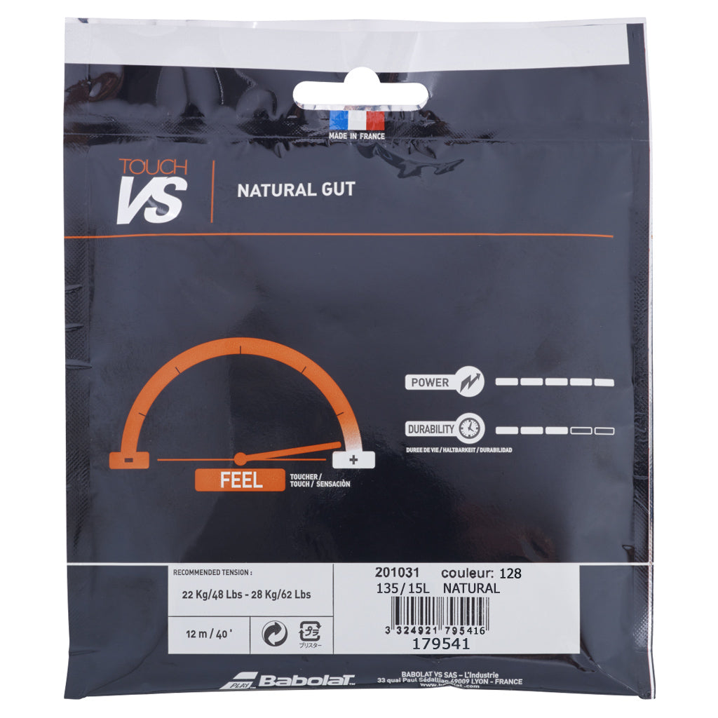 Babolat Touch VS 15L/1.35 Tennis String (Natural)