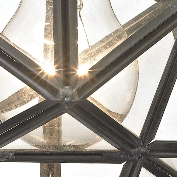 Moravian Star 11'' Wide 1-Light Flush Mount Ceiling Light、mySite、g9winljtr