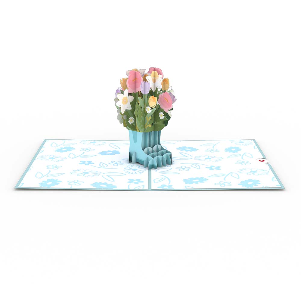 Mother’s Day Gardening Boots Pop-Up Card、mySite、solidvoid