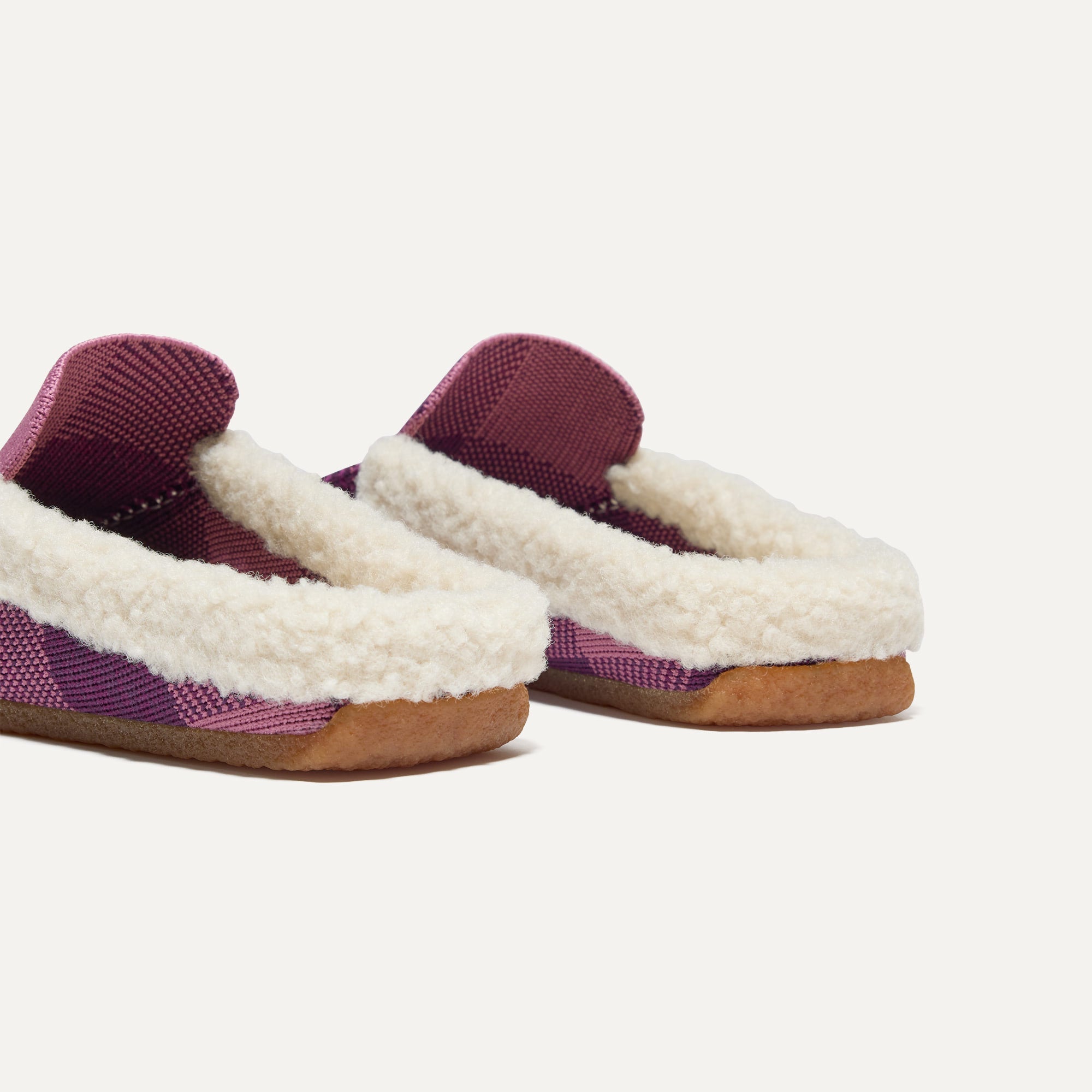  The Scuff Slipper - Mauve Buffalo Check、mySite、preschool7hills