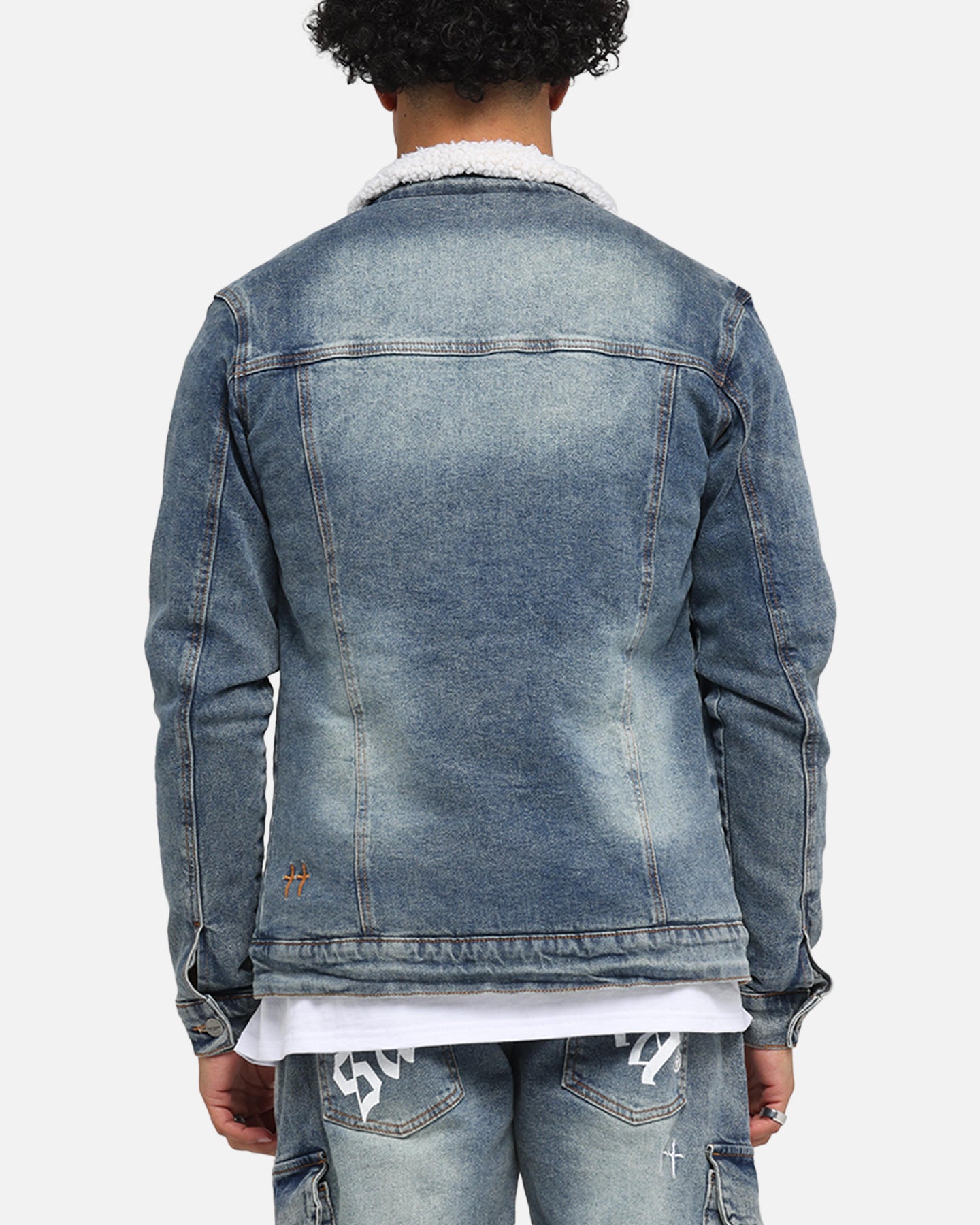 Saint Morta Sherpa Denim Jacket Dirty Denim、mySite、zt4zffjzw