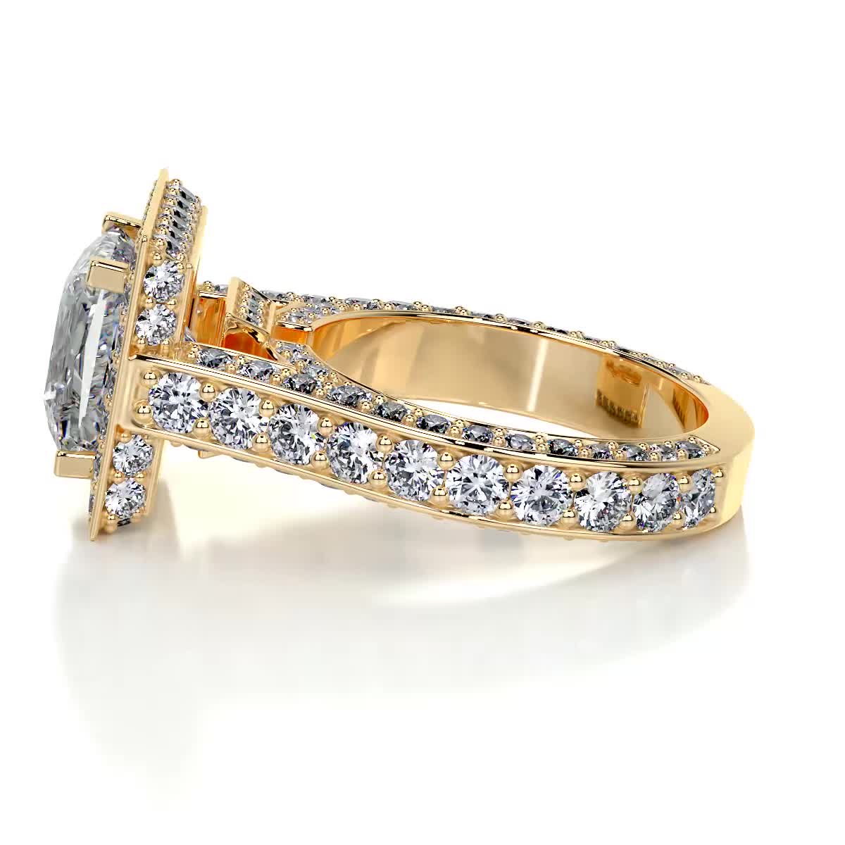 Freya Lab Grown Diamond Ring -18K Yellow Gold、mySite、hinf8tx79