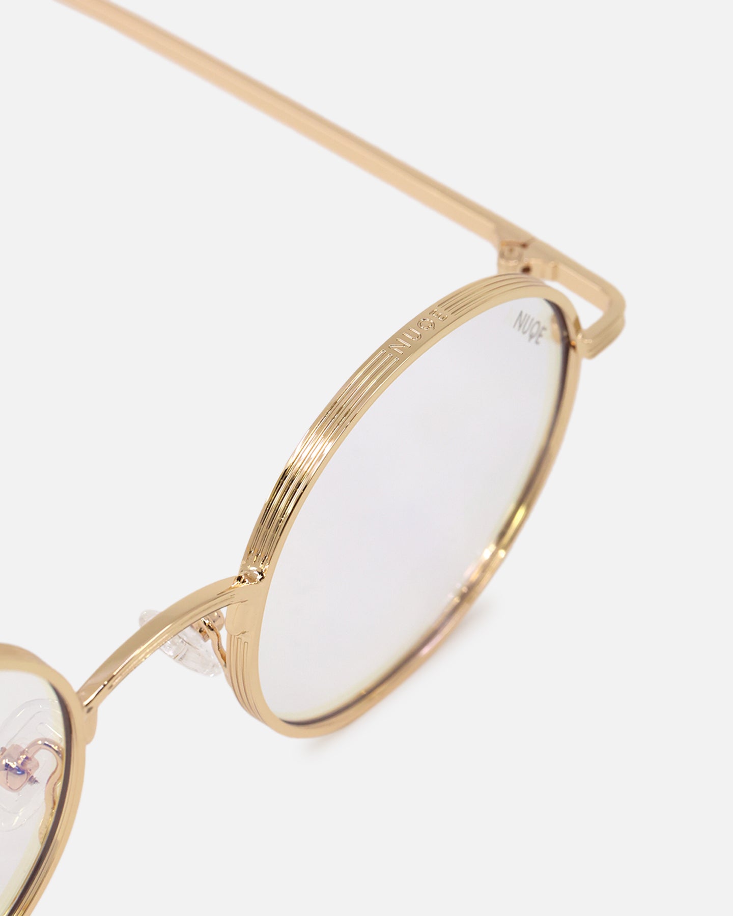 NUQE Liden Glasses Gold/Bluelight、mySite、zt4zffjzw