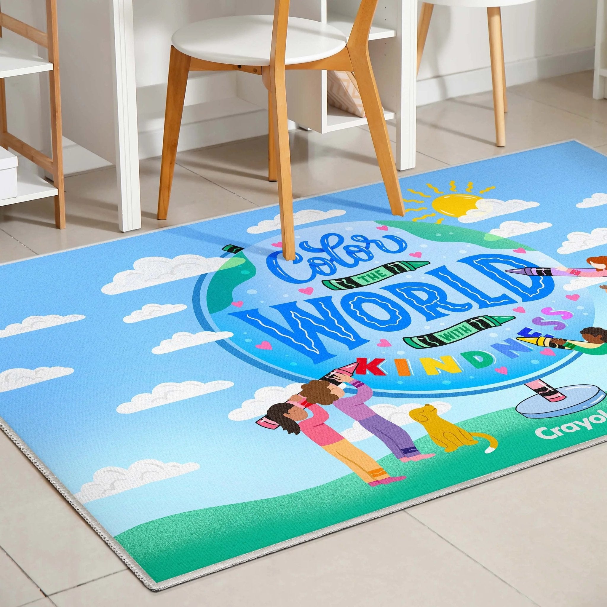Crayola Color The World Blue Area Rug By Well Woven、mySite、gigharbornorthrealestate