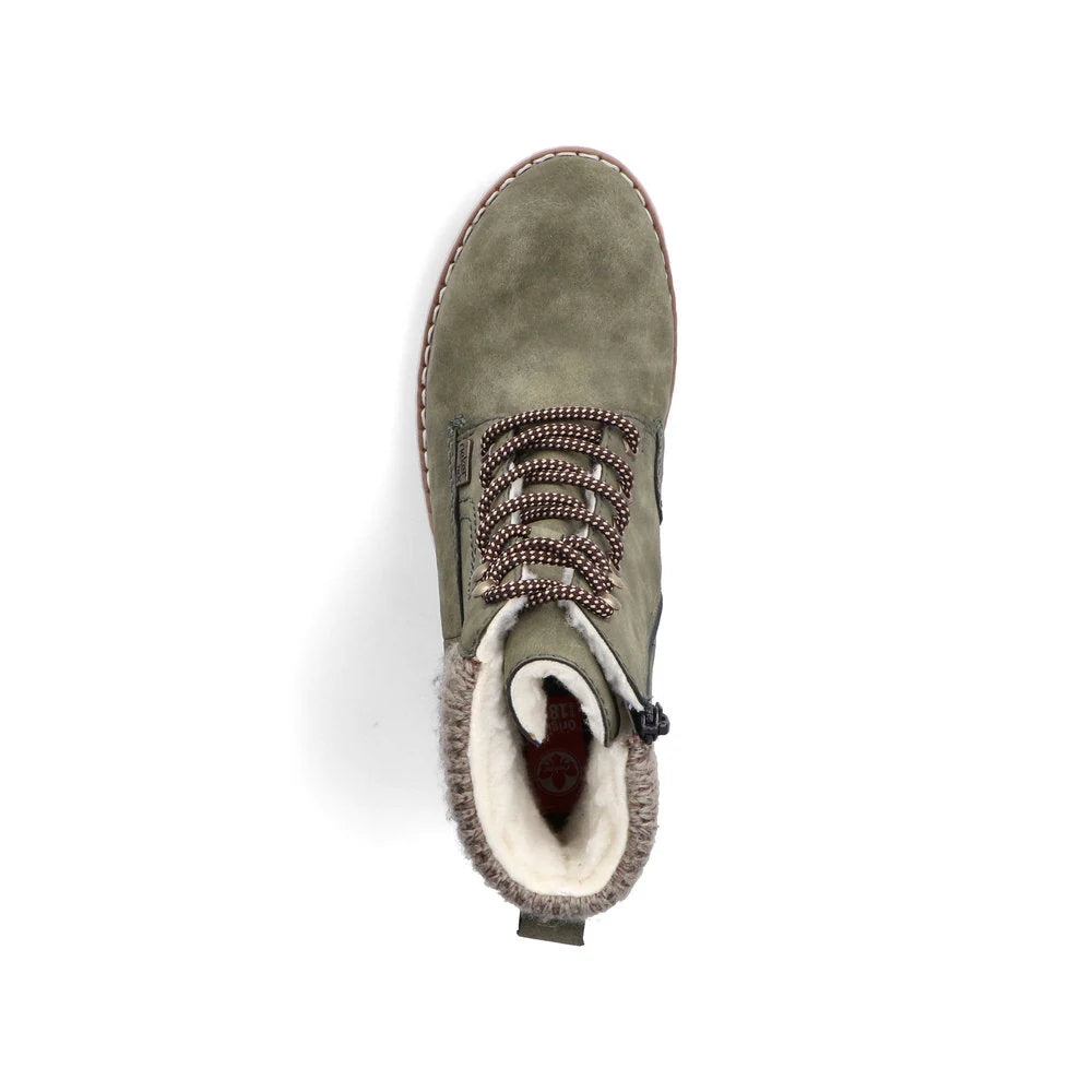  Rieker Women's Sabrina 18 Fur lined Ankle Boot - Liane/Mogano/Stein、mySite、preschool7hills