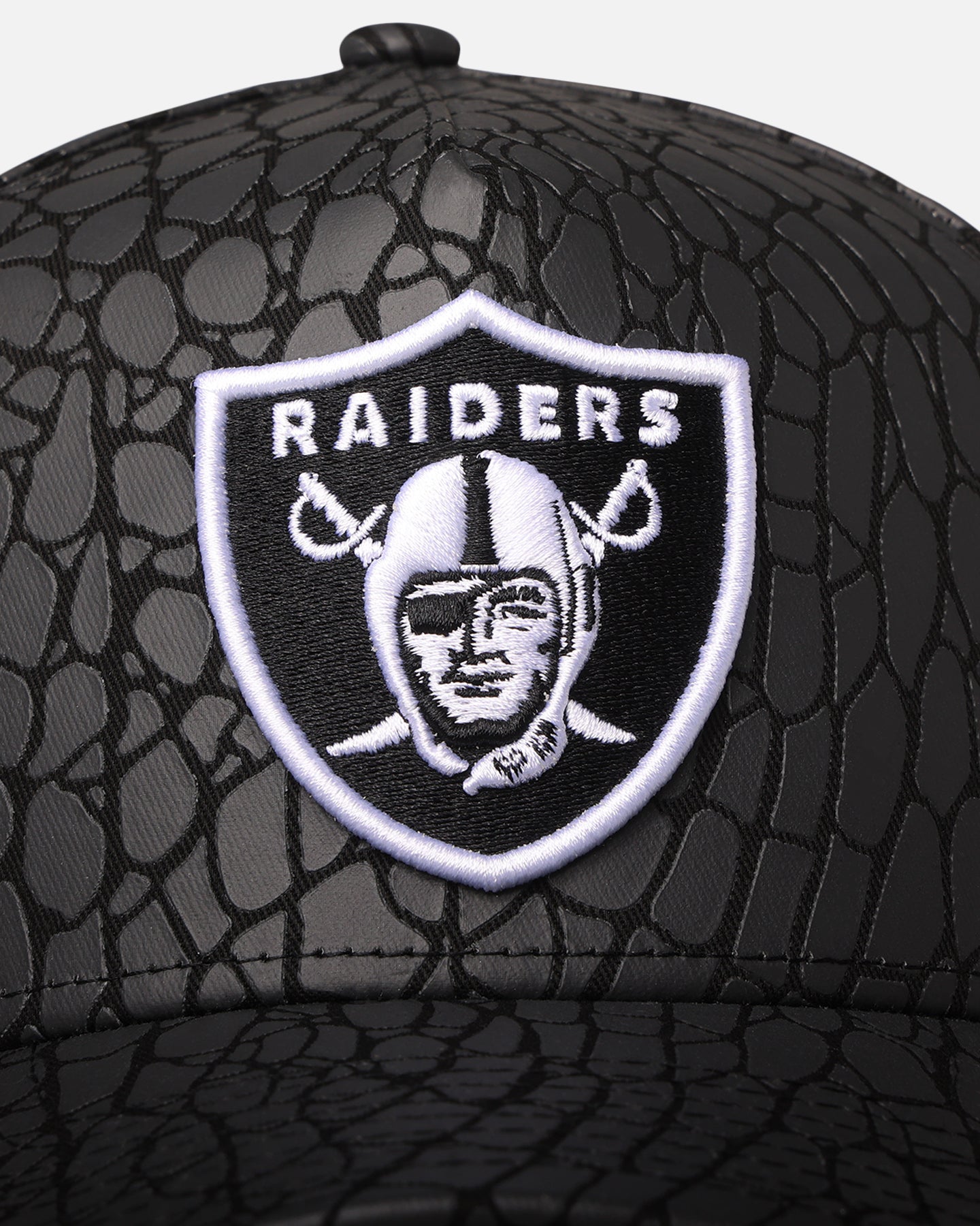 New Era Las Vegas Raiders 'Croc Skin' 9FORTY A-Frame Snapback Black、mySite、zt4zffjzw