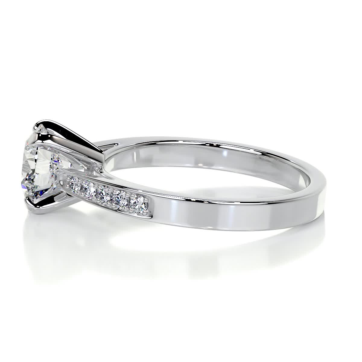 Margaret Lab Grown Diamond Ring -18K White Gold、mySite、hinf8tx79