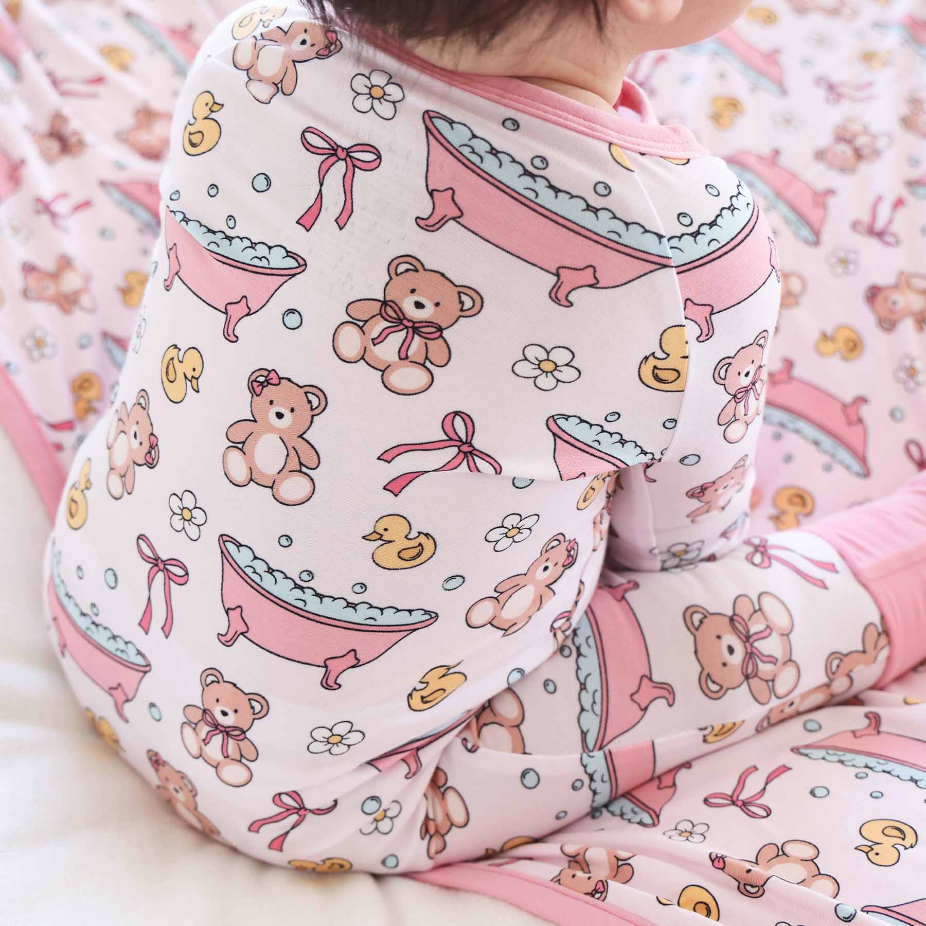  Bathtime Besties Convertible Zip Romper | Pink、mySite、layawaytickets