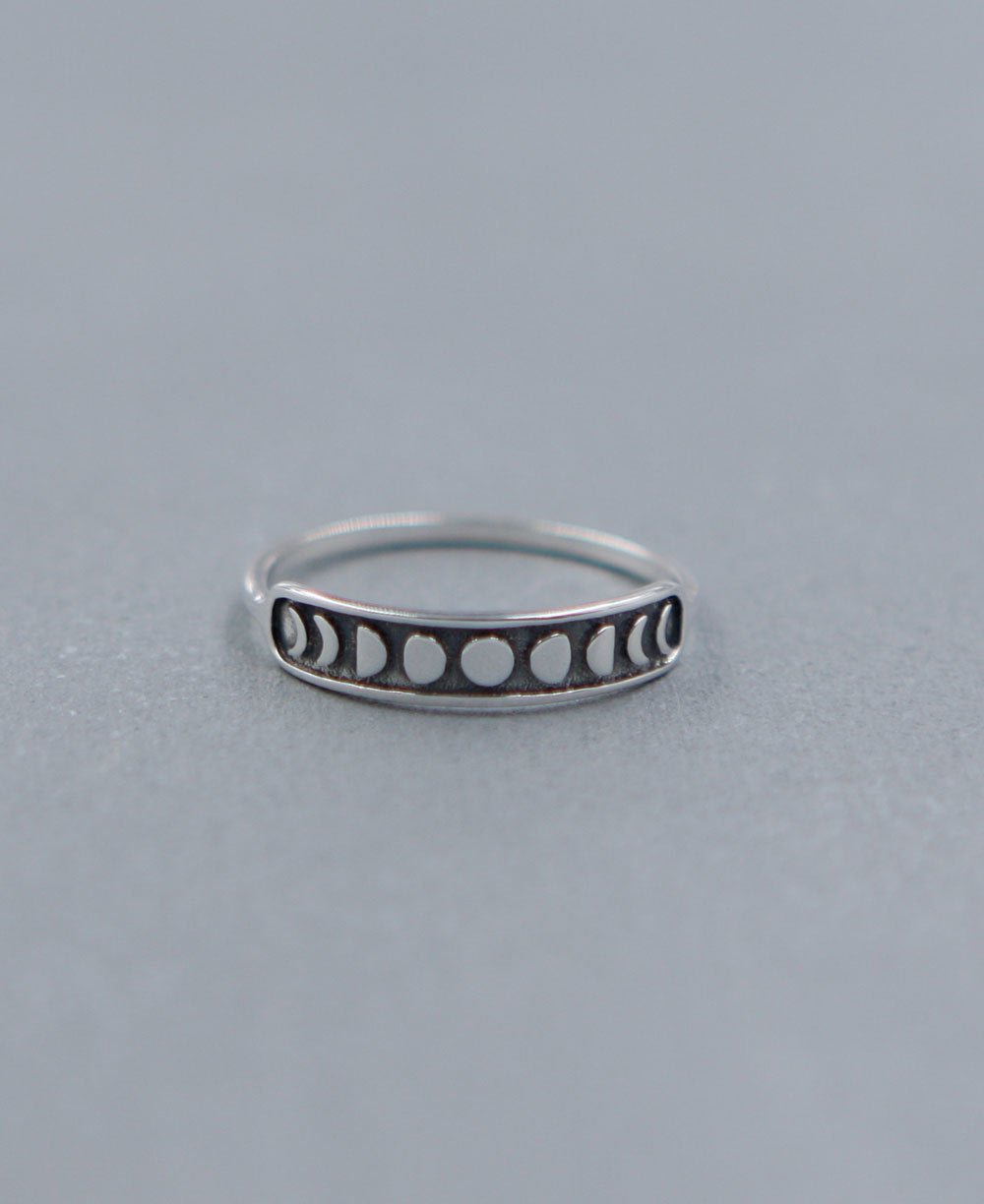 Phases of the Moon Sterling Silver Ring、mySite、topwebapps