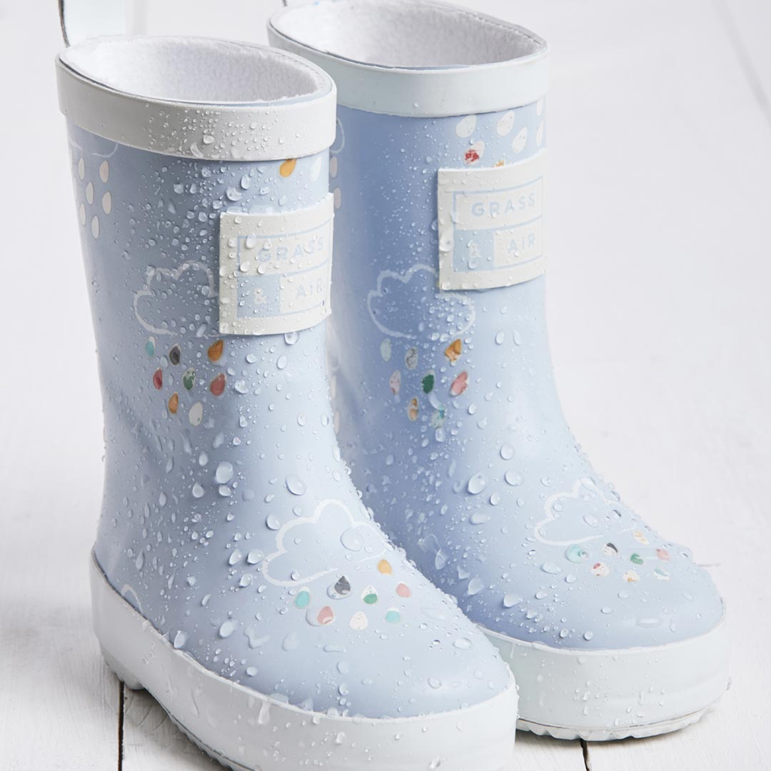  Grass & Air Colour-Revealing Wellies - Baby Blue、mySite、merchandisen