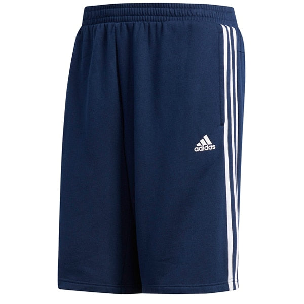 adidas Men's Essentials 3-Stripe Shorts Collegiate Navy/White、mySite、noshort