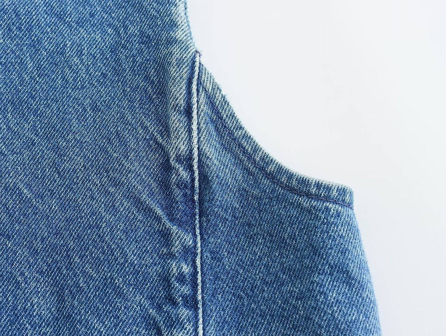 Kenzie’s Denim V-Neck Button Vest、mySite、garagedoors4me