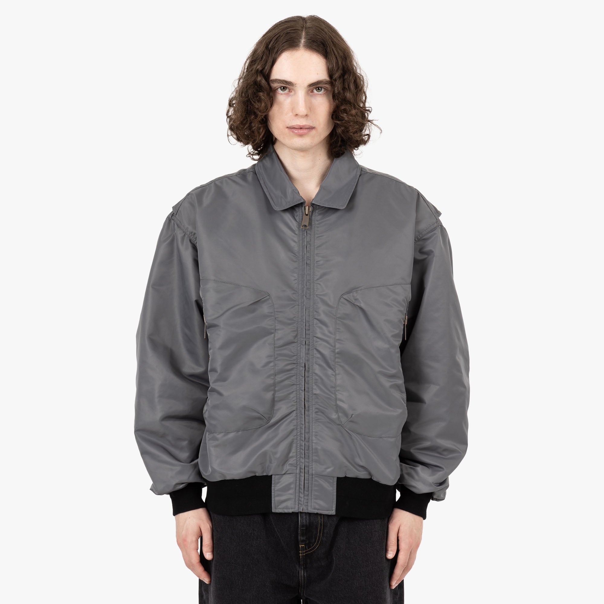  Brain Dead 3D Flight Jacket / Steel、mySite、merchandisen