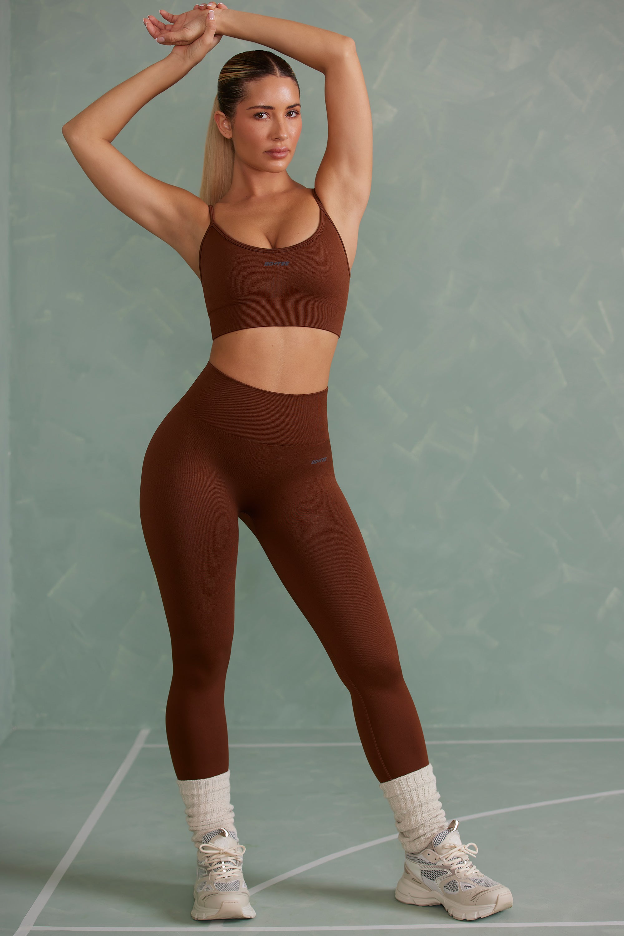 Super Sculpt Full Length Leggings in Copper Brown、mySite、solidvoid