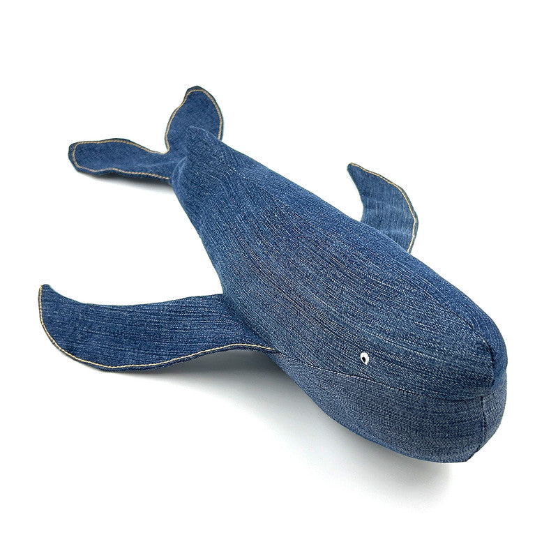 Denim Whimsical Whaley Toy For Dogs | Blue、mySite、camillekostekn