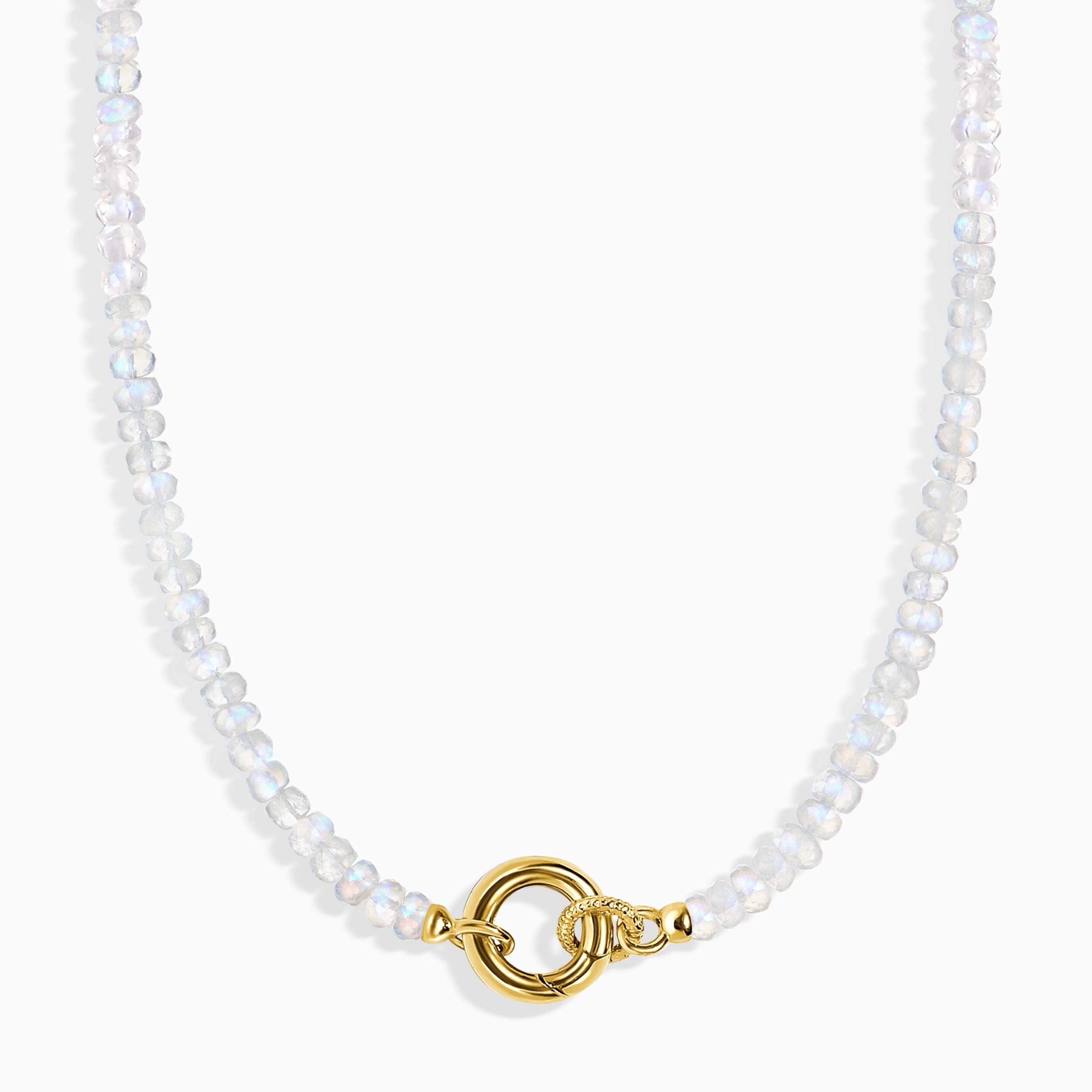 Rainbow Moonstone Beads Necklace - Spirit Link Dotted、mySite、hinf8tx79