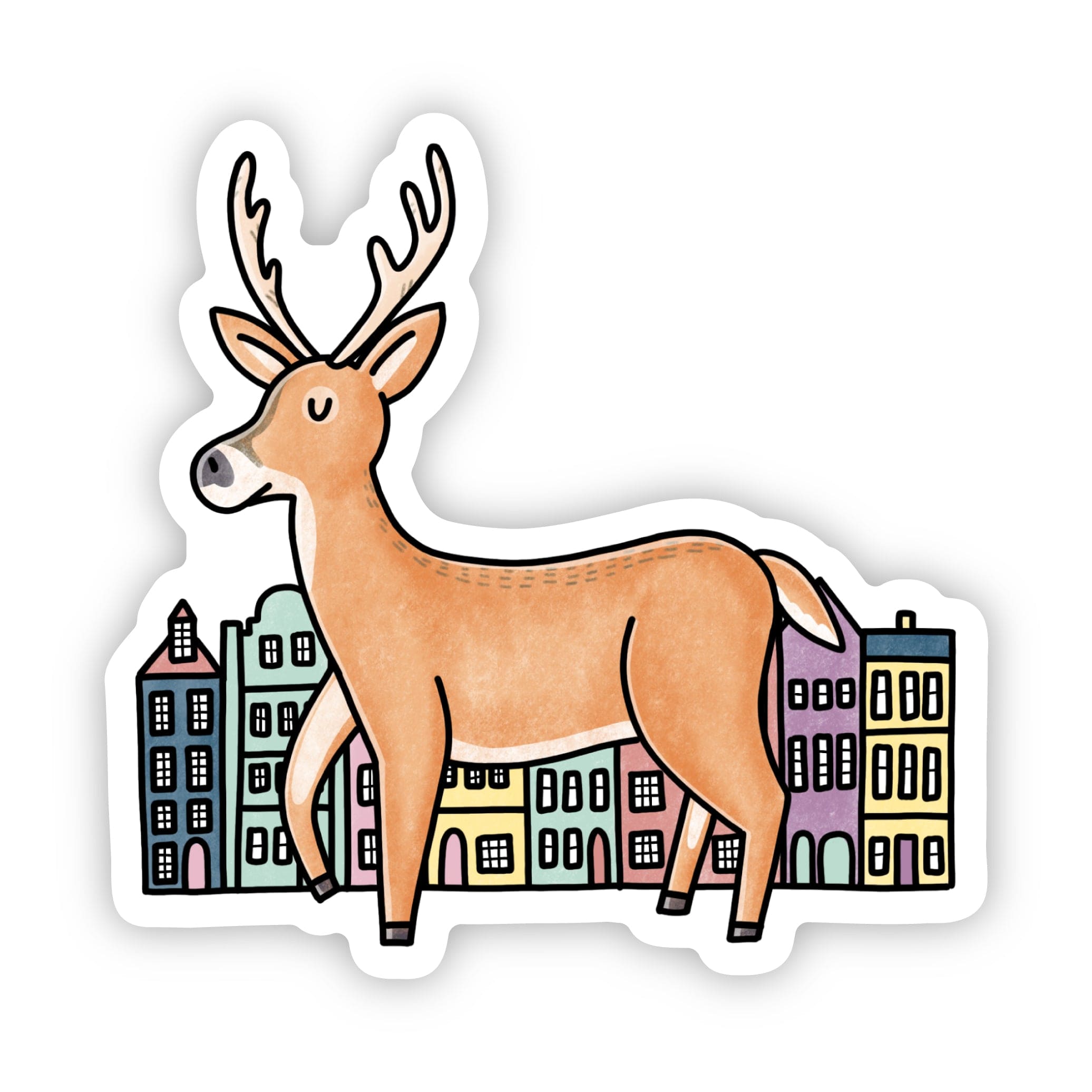  South Carolina White-Tailed Deer Sticker、mySite、ghnorth