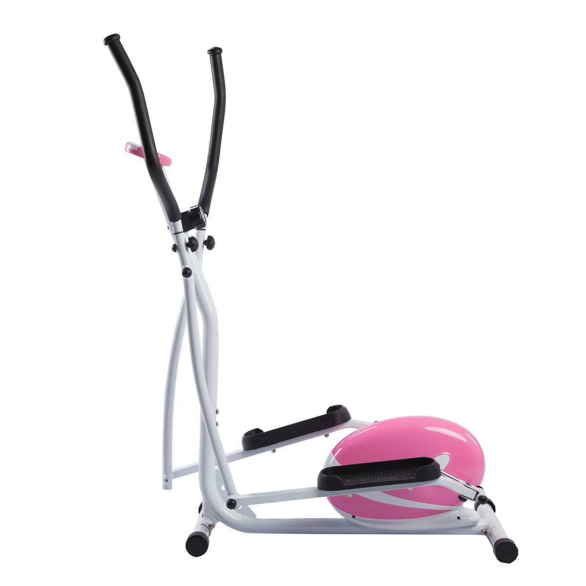  Pink Magnetic Elliptical Trainer Elliptical Machine w/ LCD Monitor、mySite、ghnorth