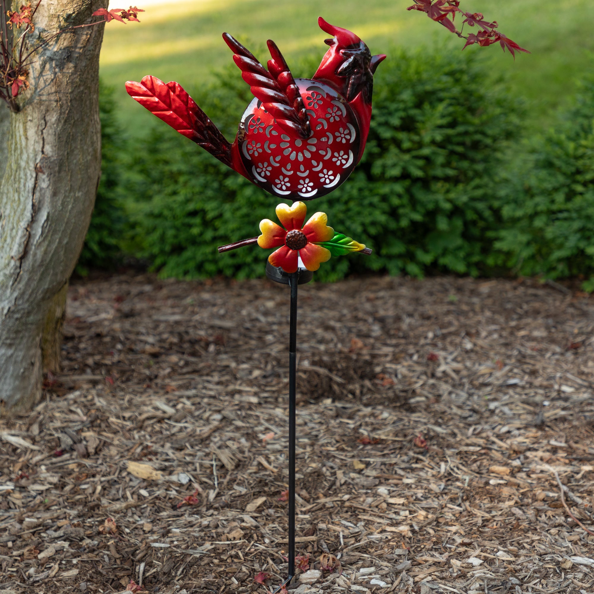 Tweeting Bird Solar Garden Stake、mySite、camillekostekn