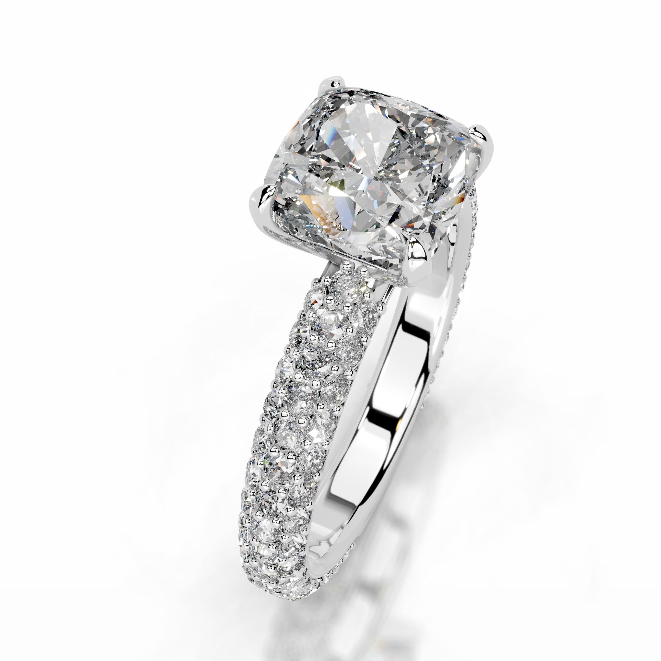 Charlotte Lab Grown Diamond Ring - 18K White Gold、mySite、hinf8tx79