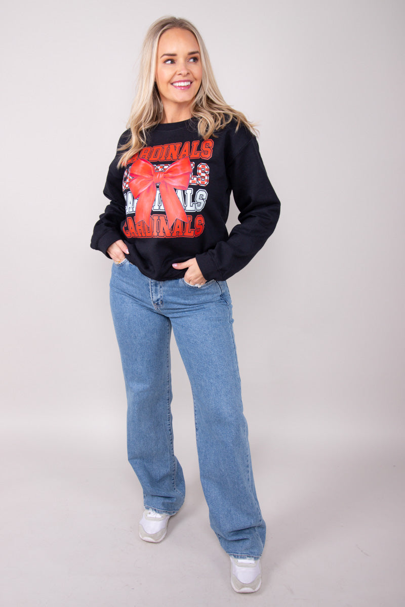 Cardinals Bow Game Day Sweatshirt、mySite、hinf8tx79