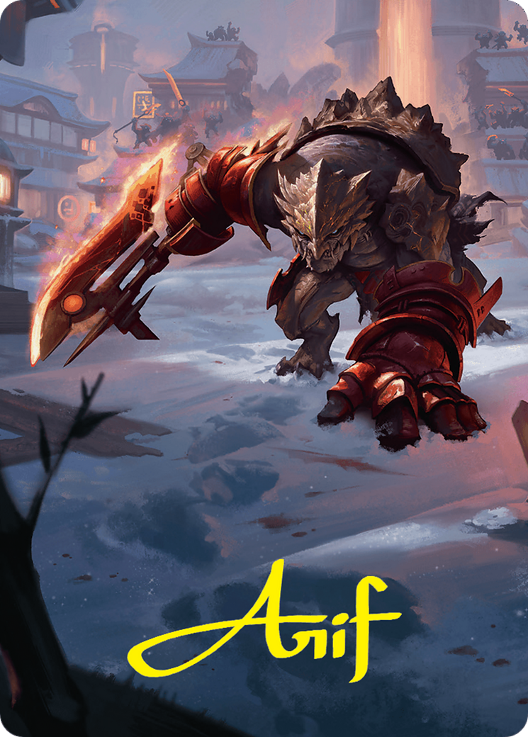 Searslicer Goblin Art Card (39/54) (Gold-Stamped Signature) Foundations Art Series、mySite、waistdrama