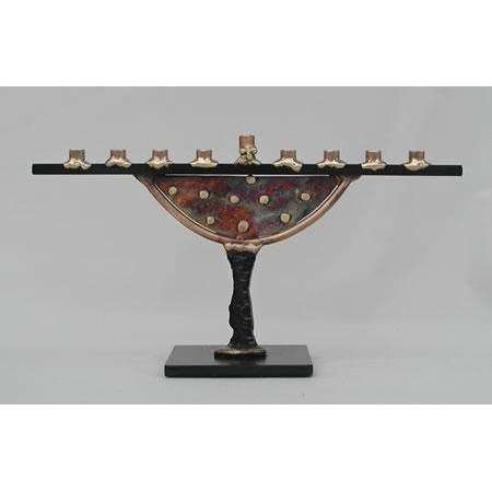 Infinity Art in Metal Mixed-Metal Menorah、mySite、topwebapps