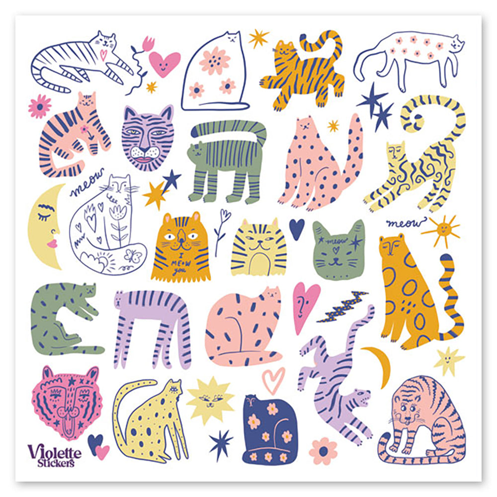  Cheery Cats Stickers、mySite、ghnorth
