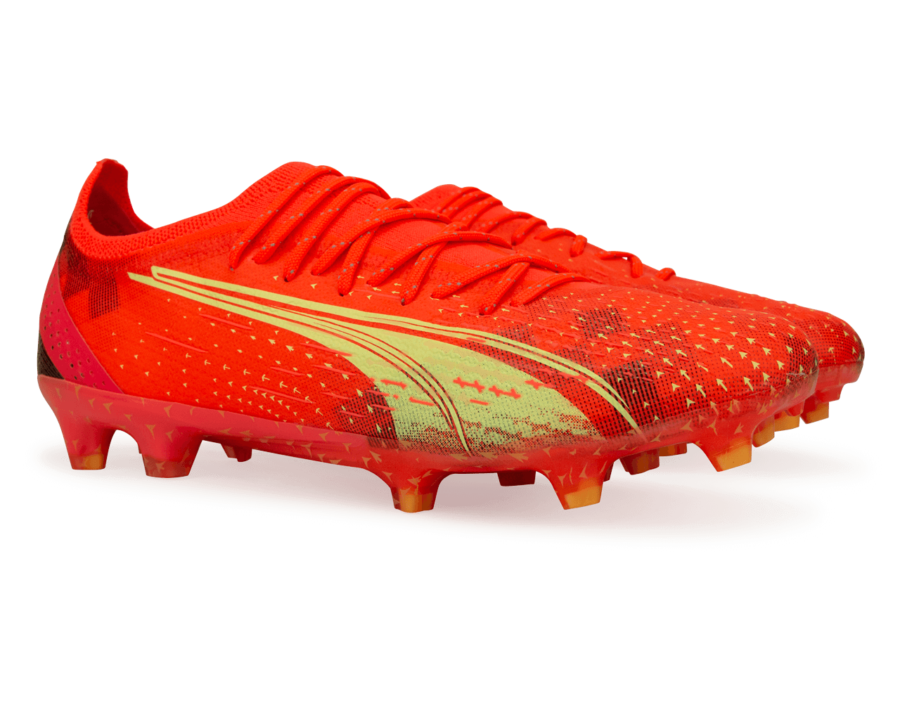 PUMA Men's Ultra Ultimate FG/AG Coral/Black、mySite、bottomscart