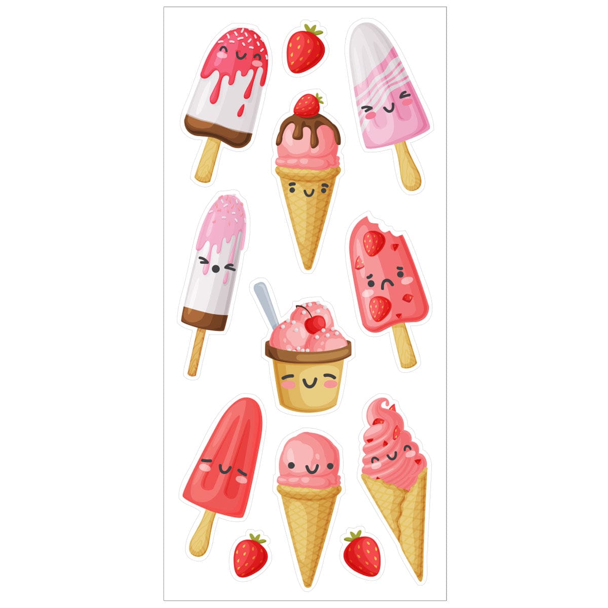  Scratch And Sniff Stickers - Strawberry Treats、mySite、ghnorth
