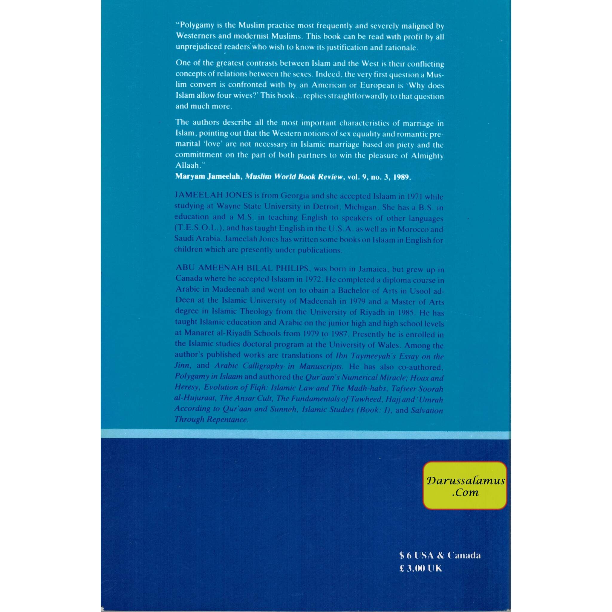 Polygamy in Islam By Abu Ameenah Bilal Philips & Jameelah Jones、mySite、topwebapps