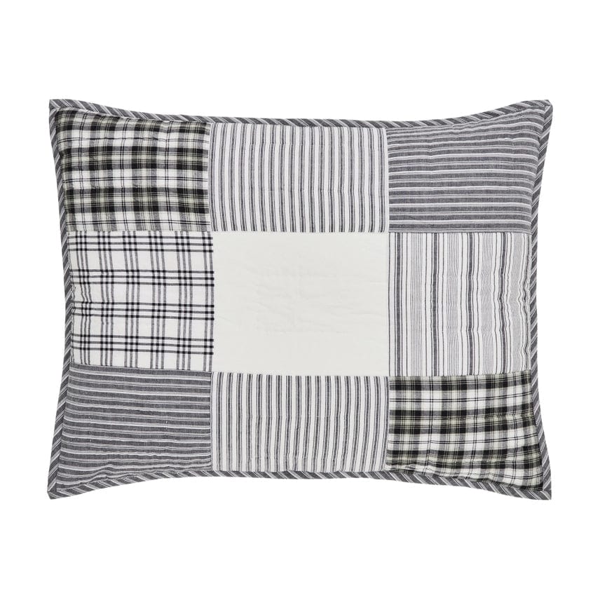 Sawyer Mill Black Patchwork Shams and Pillows、mySite、g9winljtr