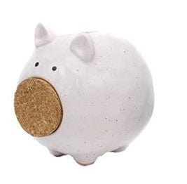 Speckled Ceramic Piggy Bank-Cork Snout So cute!、mySite、g9winljtr
