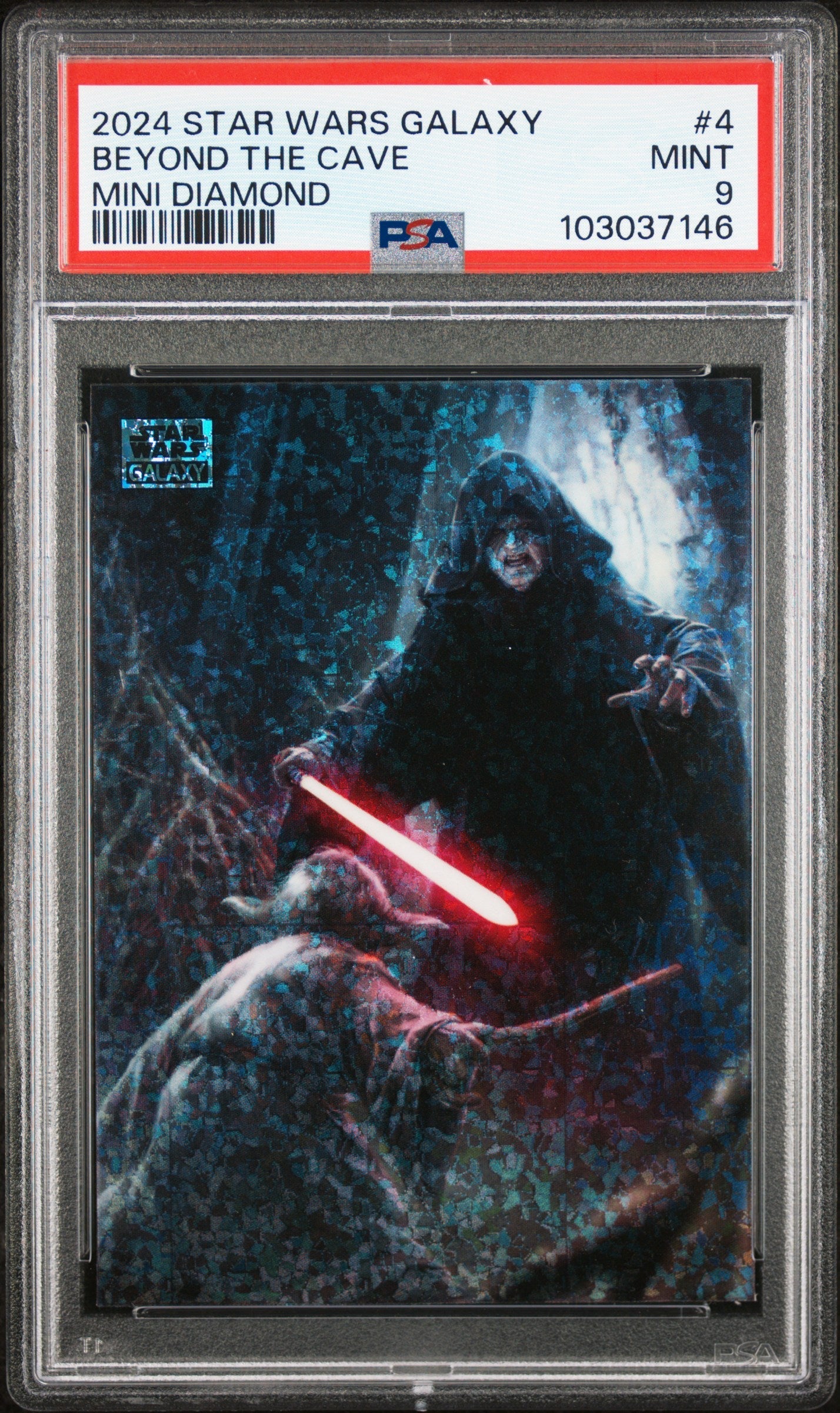 Beyond The Cave #4 Mini Diamond PSA 9 Topps Chrome Star Wars Galaxy 2024、mySite、waistdrama