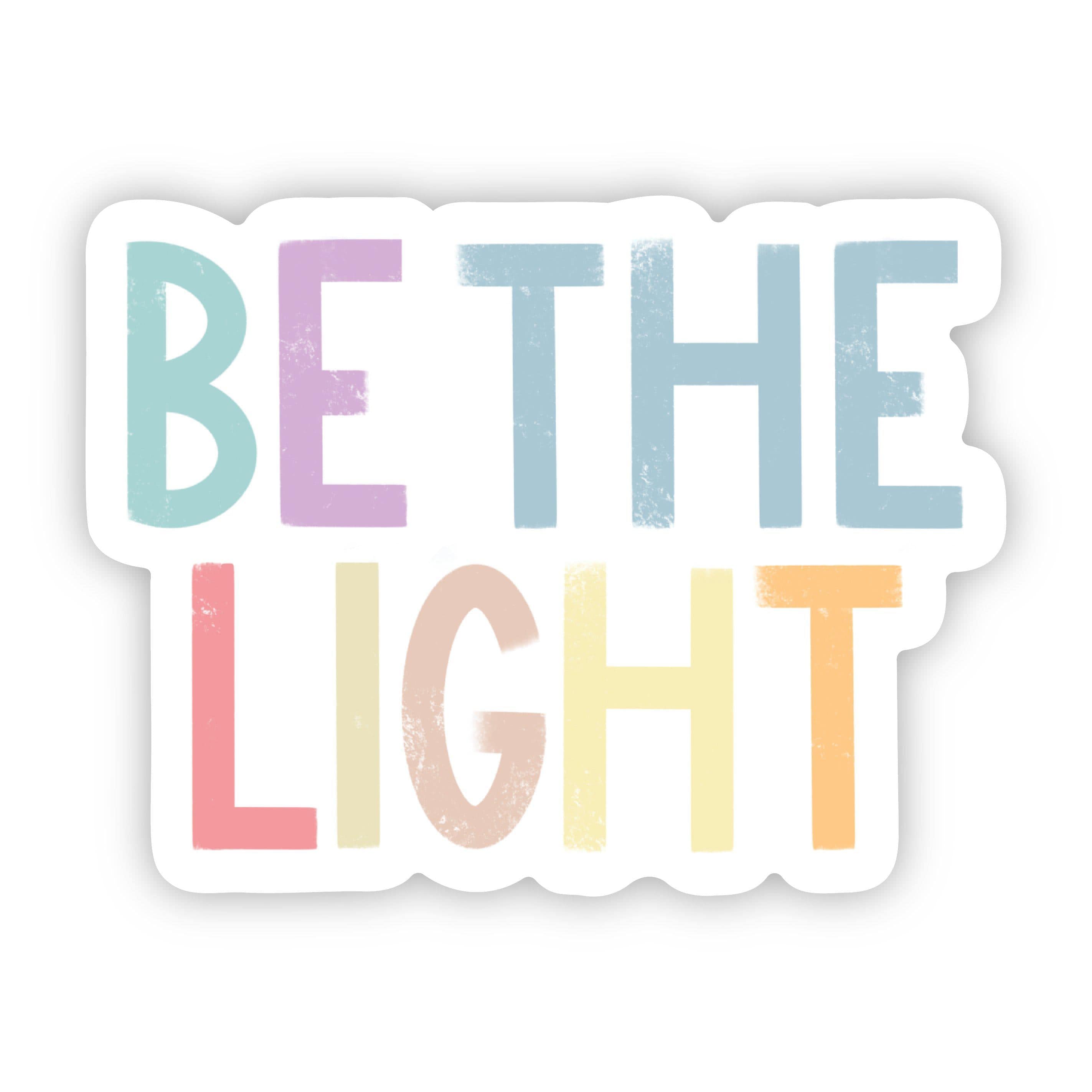  Be The Light Positivity Lettering Sticker、mySite、elrpsem3k