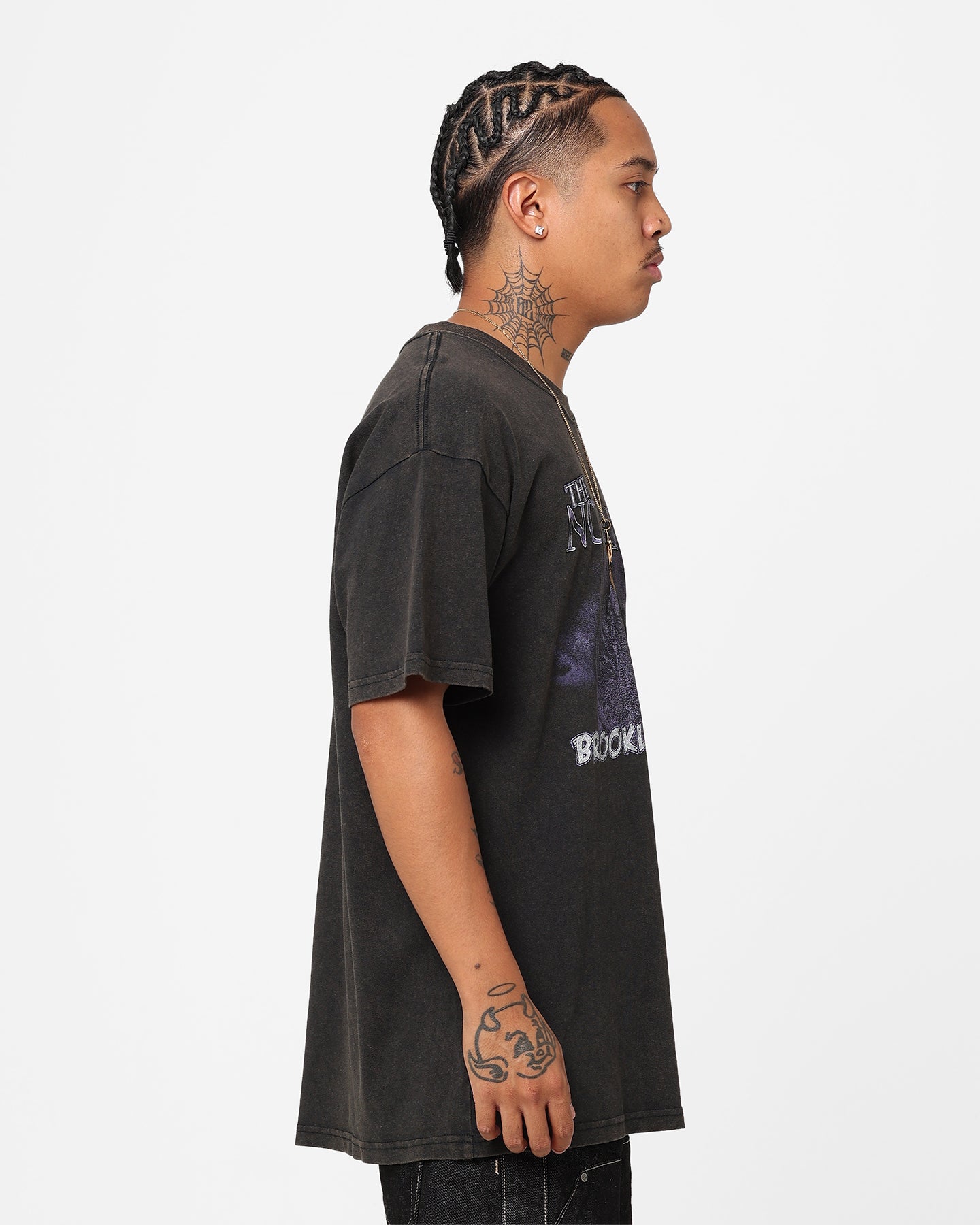 Notorious B.I.G King Of Brooklyn T-Shirt Black Wash、mySite、zt4zffjzw