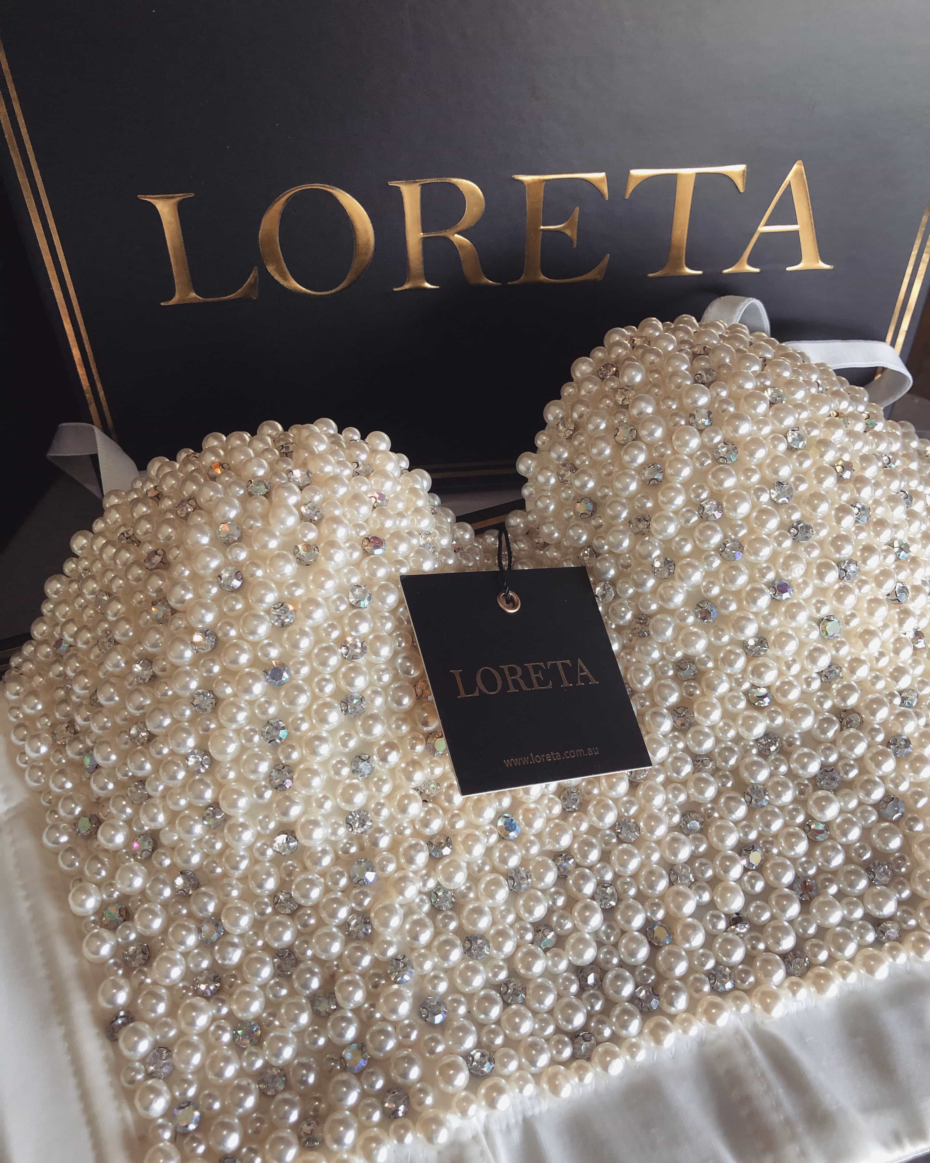  Pearl Bustier Corset Encrusted with Crystals、mySite、merchandisen