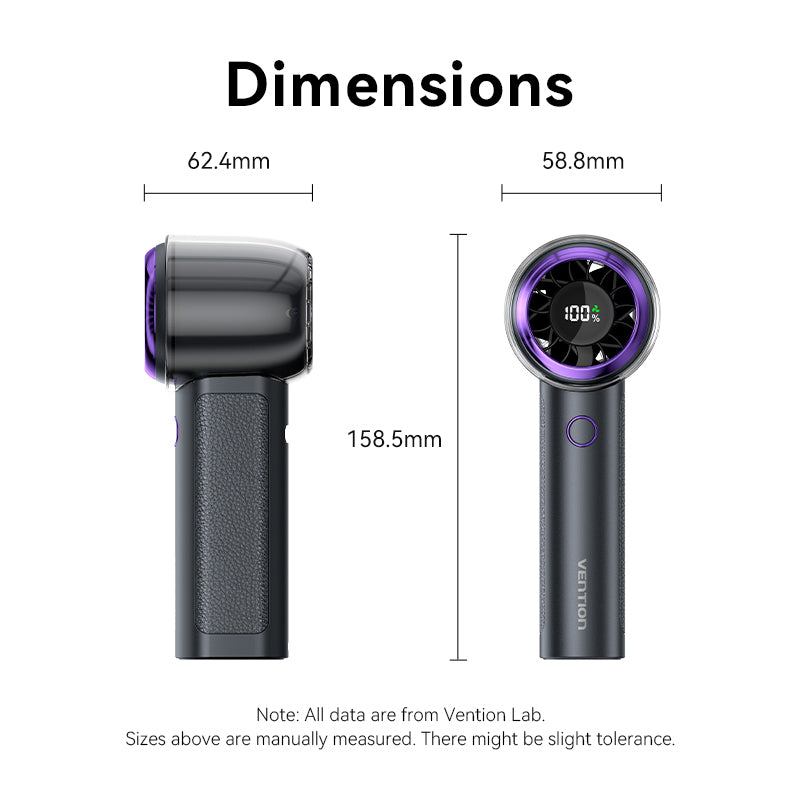 Vention Handheld High-Speed Fan、mySite、fannypackpong