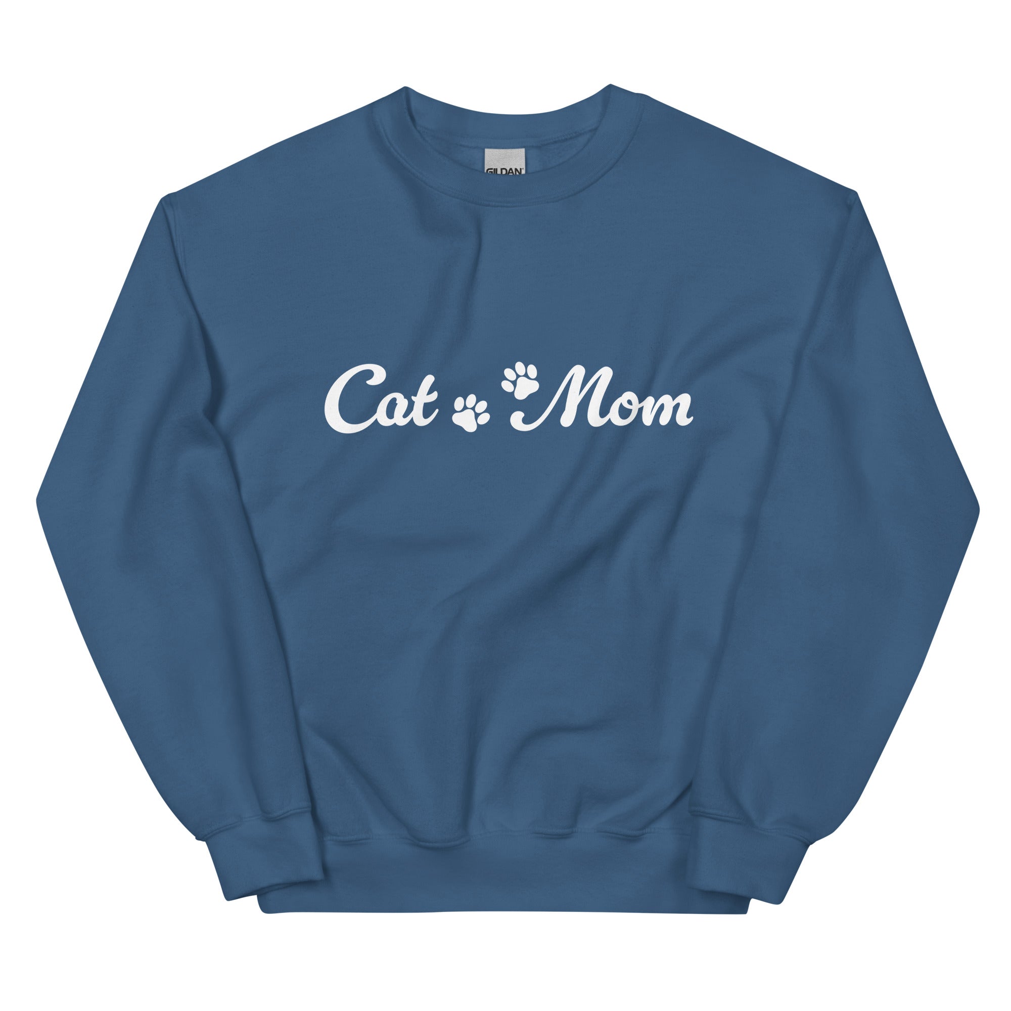 Paw Print Cat Mom Crewneck Sweatshirt、mySite、camillekostekn