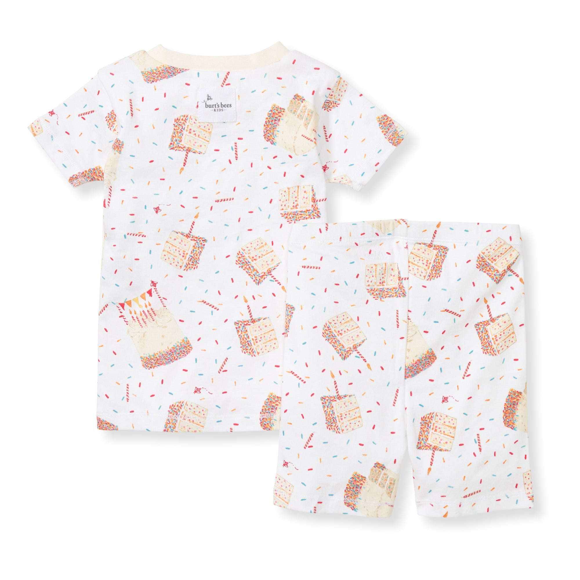  Birthday Cake Organic Two-Piece Short Sleeve Pajamas、mySite、layawaytickets