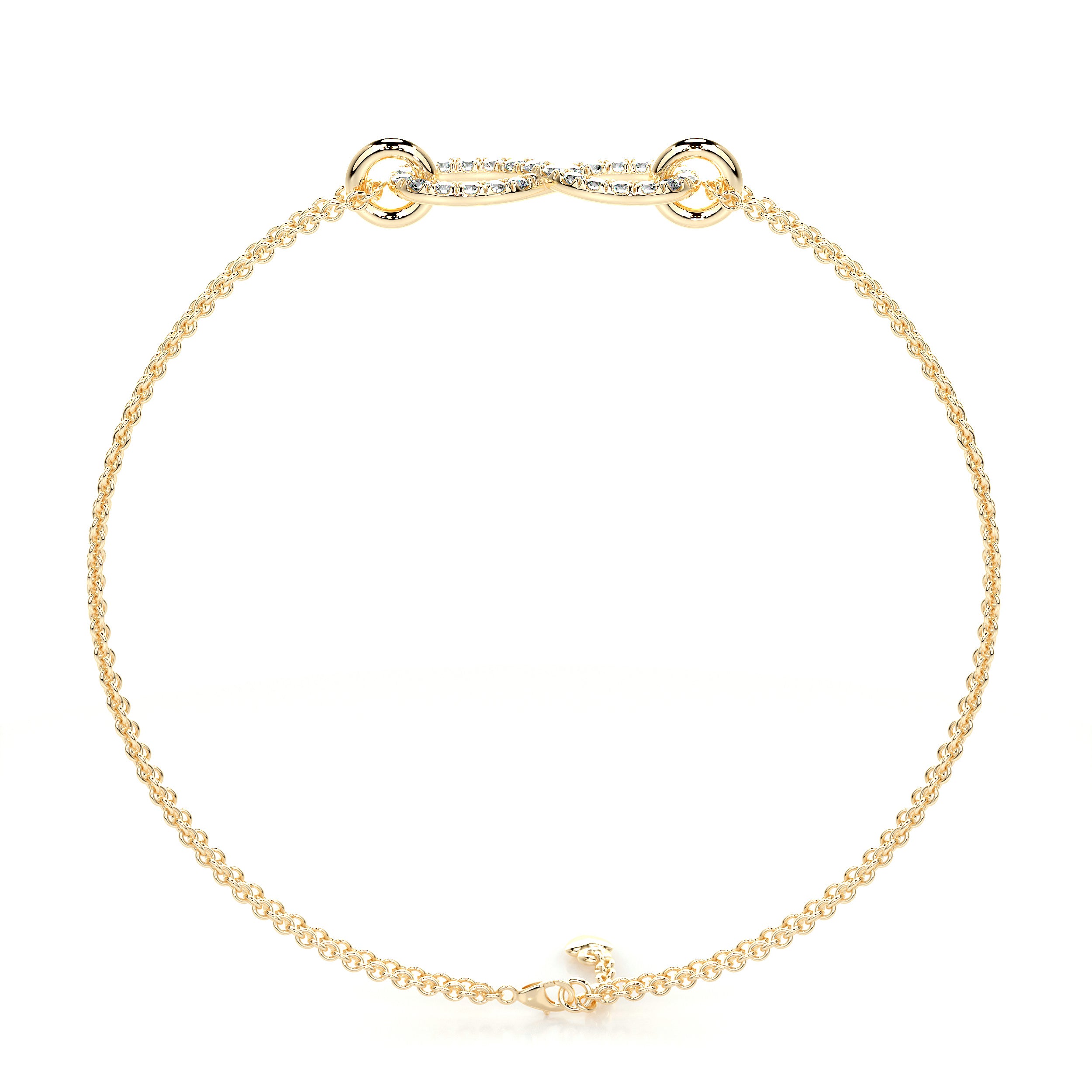 Debbie Diamonds Bracelet (0.25 Carat) -18K Yellow Gold、mySite、hinf8tx79
